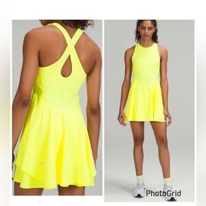 Yellow Lululemon tennis dress